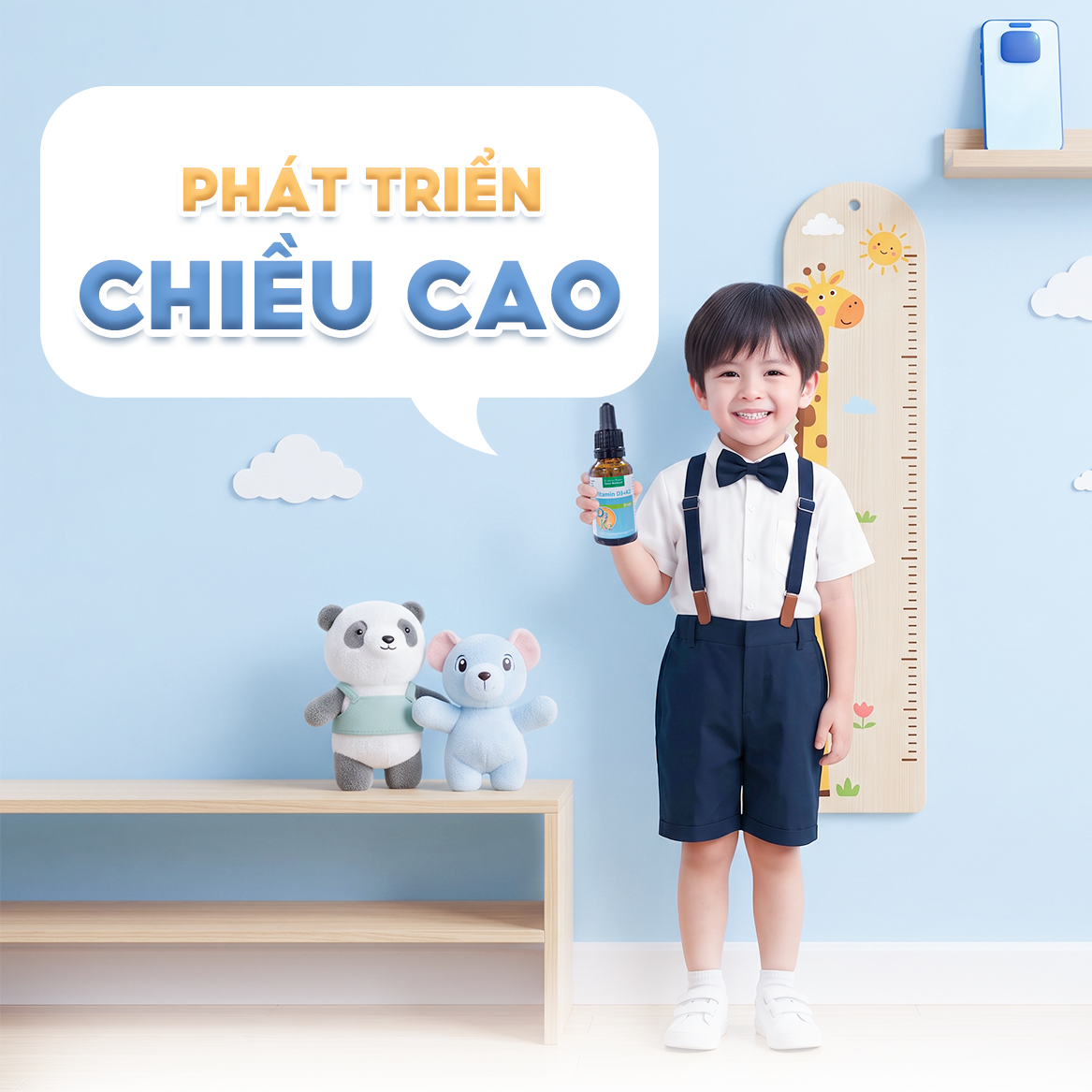 Lợi ích của Vitamin D3K2 đối với trẻ nhỏ